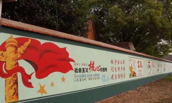 怒江墙体广告之彩绘