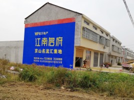 怒江农村墙体广告在不同形式上面展现的不同特色