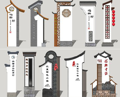 怒江美丽乡村标识标牌有哪些分类？